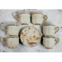A set of tea and coffee cups
