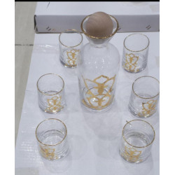 luxury glass set of 6 cups